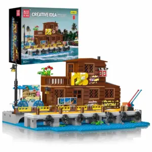 MOULD KING 10108 Dockside Tavern Hafen-Taverne | 842 Teile