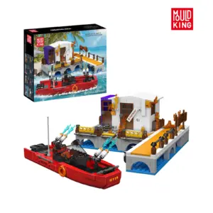 MOULD KING 10144 Dockfeuer & Katzenrettung | 588 Teile