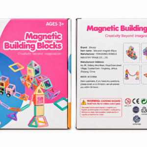 Shrubz Magnetic Building Blocks | 45 Teile | Magnetbausteine ab 3 Jahren